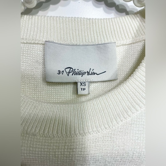 3.1 Phillip Lim White Ruffle Blouse - Picture 3 of 5